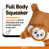 Fofos Monkey Squeaky Puppy Toy for Dogs Dogs-Toys FOFOS