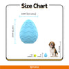 Fofos Easter Egg Shaped Rubber Treat Dispenser for Dogs (Blue and Orange) Dogs-Toys FOFOS