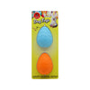 Fofos Easter Egg Shaped Rubber Treat Dispenser for Dogs (Blue and Orange) Dogs-Toys FOFOS Pack of 2