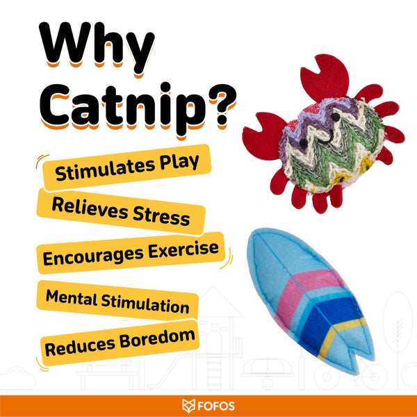 Fofos Sealife Catnip Toy for Cats