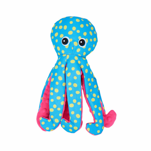 Fofos Octopus Sealife Plush Toy for Dogs (Blue)