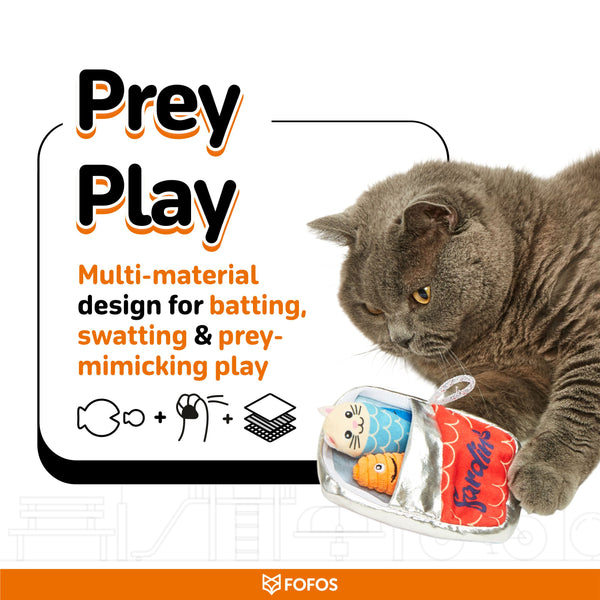 Fofos Sardine Catnip Toy for Cats