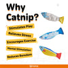 Fofos Sardine Fish Catnip Filled Toy for Cats Cats-Toys FOFOS