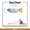 Fofos Sardine Fish Catnip Filled Toy for Cats Cats-Toys FOFOS