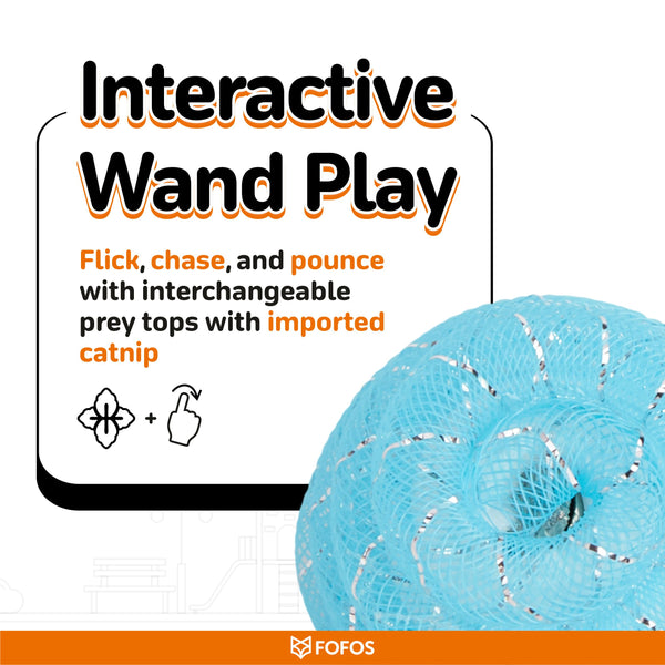 Fofos Sealife Wand Toy for Cats