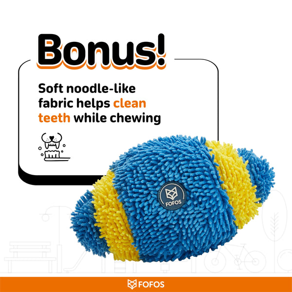 Fofos Rugby Ball Shaped Sports Toy for Dogs