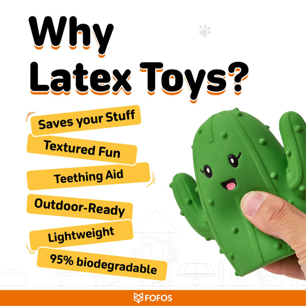 Fofos Summer Latex Toy for Dogs