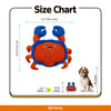 Fofos Crab Summer Plush Toy for Dogs Dogs-Toys FOFOS