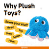 Fofos Octopus Tough Plush Toy for Dogs Dogs-Toys FOFOS