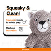 Fofos Squirrel Tough Plush Toy for Dogs (Grey) Dogs-Toys FOFOS