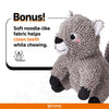 Fofos Squirrel Tough Plush Toy for Dogs (Grey) Dogs-Toys FOFOS