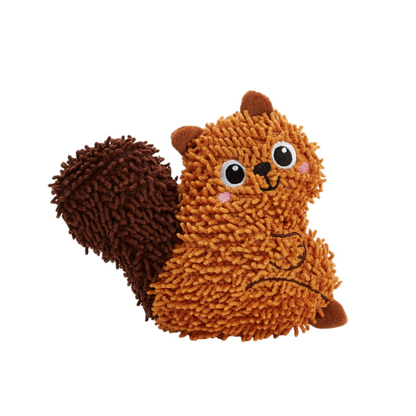 Fofos Squirrel Tough Plush Toy for Dogs (Brown)