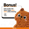 Fofos Squirrel Tough Plush Toy for Dogs (Brown)