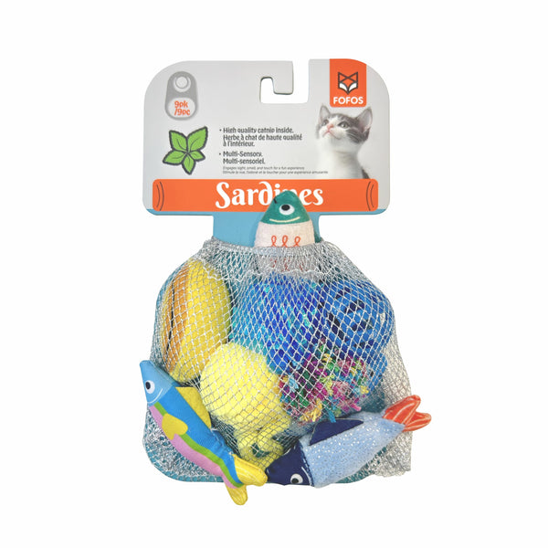 Fofos Sardine Catnip Toy for Cats