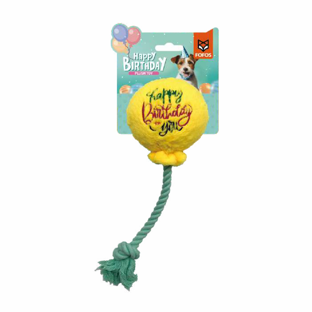 Barkbutler x Fofos Birthday Balloon Plush Toy for Dogs Dogs-Toys Barkbutler 36x15cm