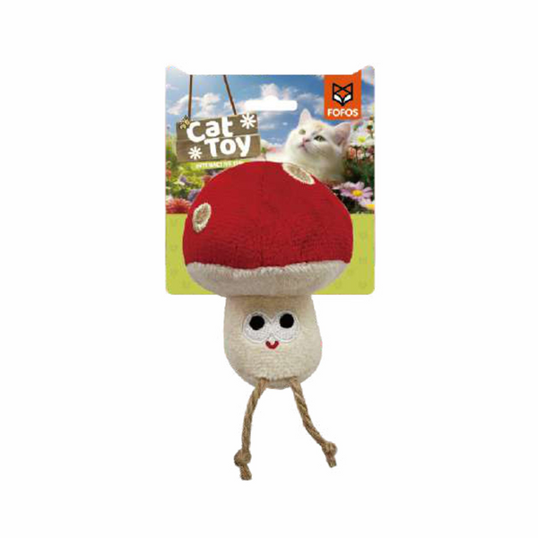 Barkbutler x Fofos Mushroom Catnip Toy for Cats