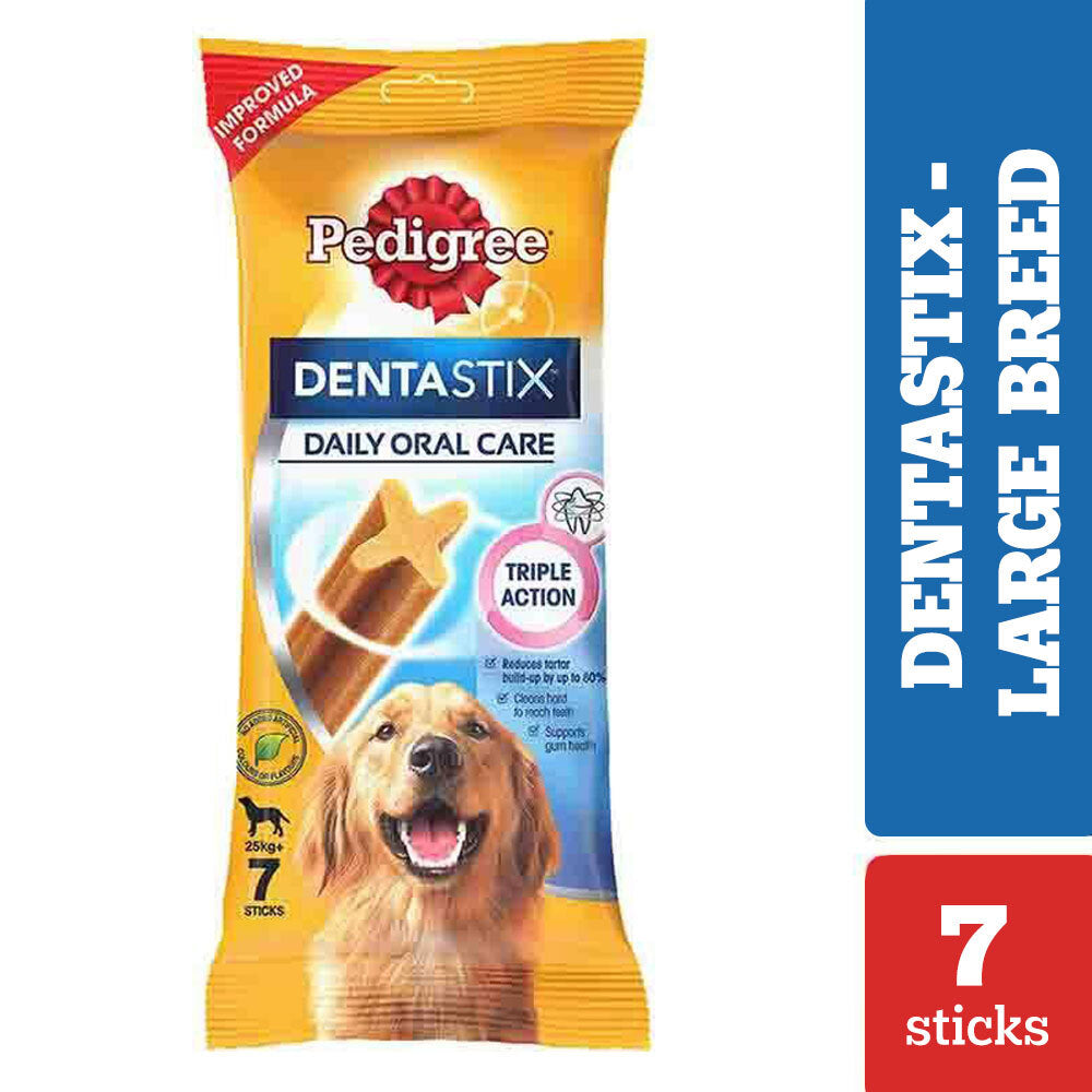 Pedigree Dentastix Oral Care for Adult (Large Breed of 25 kg+) Dog Treats Dog Treats + Others Pedigree