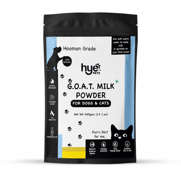 HYE Pets Nutrient Rich Goat Milk Powder for Dogs and Cats