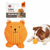 Barkbutler x Fofos Latex Fox Ball Squeaky Toy for Dogs (Orange)