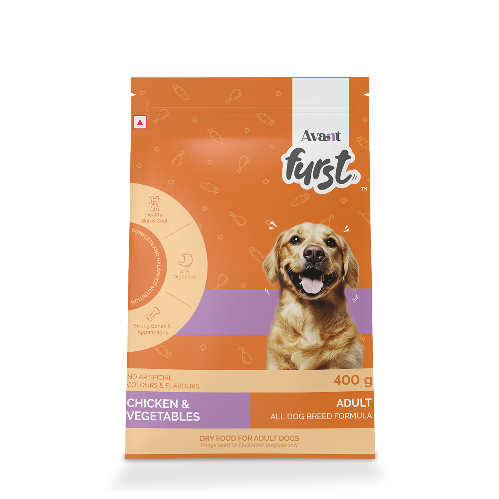 Avant Furst Chicken and Vegetable Adult Dog Dry Food Dogs- Dry Food Avant 400g