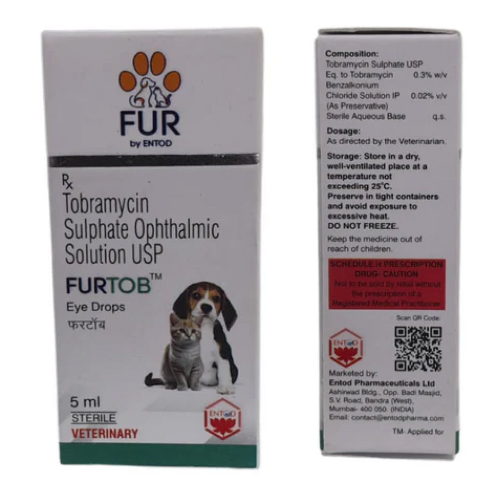 Entod Furtob Eye Drop for Dogs and Cats | Supertails