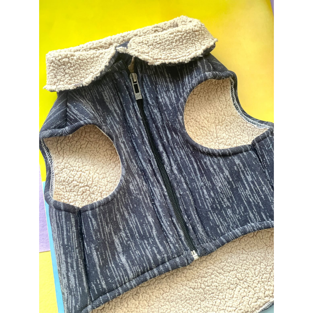 Furvanity Furr Jacket for Dogs and Cats (Blue)
