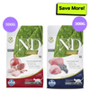 Farmina N&D Prime Chicken & Pomegranate and Lamb & Blueberry Grain Free Adult Cat Dry Food Combo Cats- Dry food Farmina N&D 300g+300g