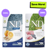Farmina N&D Prime Lamb & Blueberry and Ocean Herring & Orange Grain Free Adult Cat Dry Food Combo Cats- Dry food Farmina N&D 300g+300g