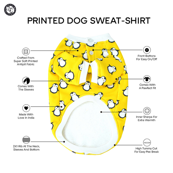 Pets Way Sunlight Winter Sweatshirts for Dogs (Blue)