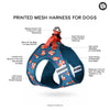 Pets Way Foxie Air Mesh Printed Harness for Puppies and Small Dogs Dogs-Collar, Leashes, harnesses Pets Way
