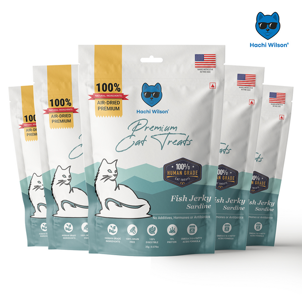 Hachi Wilson Premium Sardine Fish Jerky Cat Treat