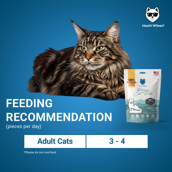 Hachi Wilson Premium Sardine Fish Jerky Cat Treat