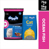 Drools Ocean Fish Kitten Cat Dry Food Cats- Dry food Drools 7Kg+5kg Litter Free