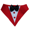 Floof & Co Tux Bandana Triangle for Dogs (Red) Dogs-Clothing & Accessories Floof & Co Dropship S