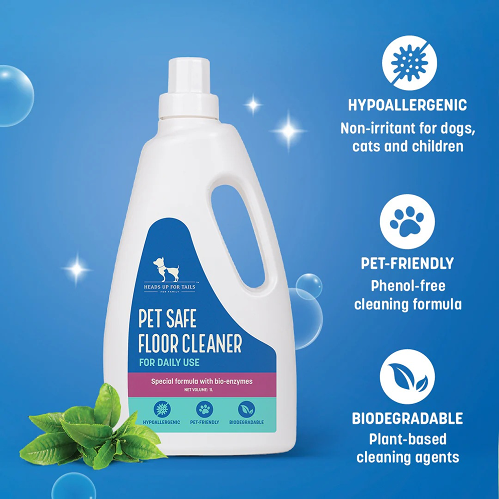 HUFT Pet Safe Floor Cleaner for Dogs and Cats Pet Parent-Cleaning Essentials Heads Up for Tails