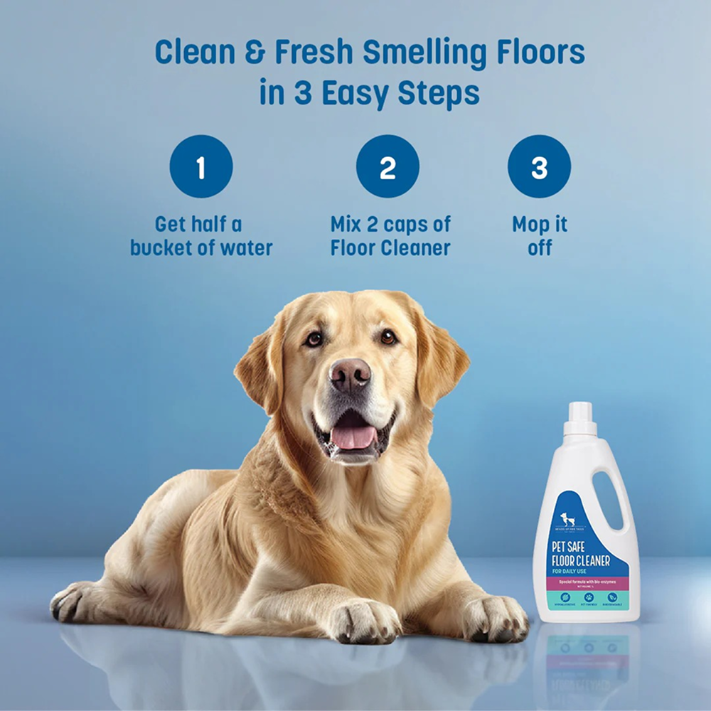 HUFT Pet Safe Floor Cleaner for Dogs and Cats Pet Parent-Cleaning Essentials Heads Up for Tails