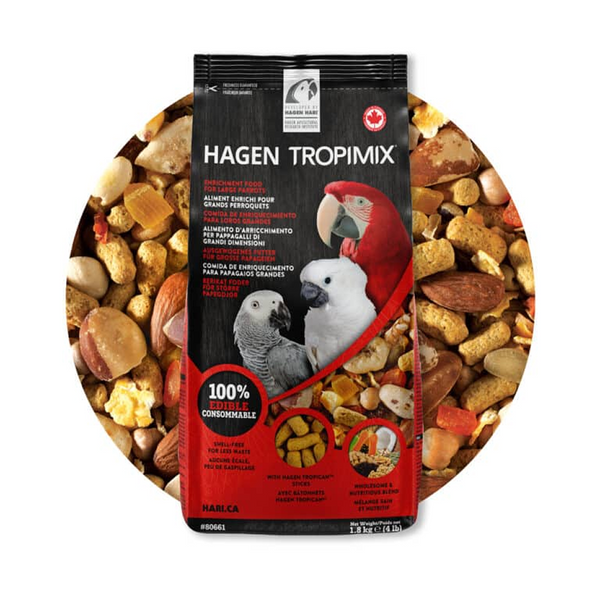 Hagen Tropican Hari Tropimix Bird Food for Large Parrots