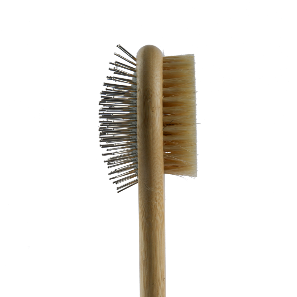 Trixie Double Sided Bamboo Brush for Dogs