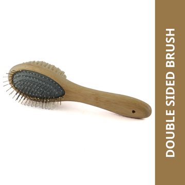 Trixie Double Sided Bamboo Brush for Dogs