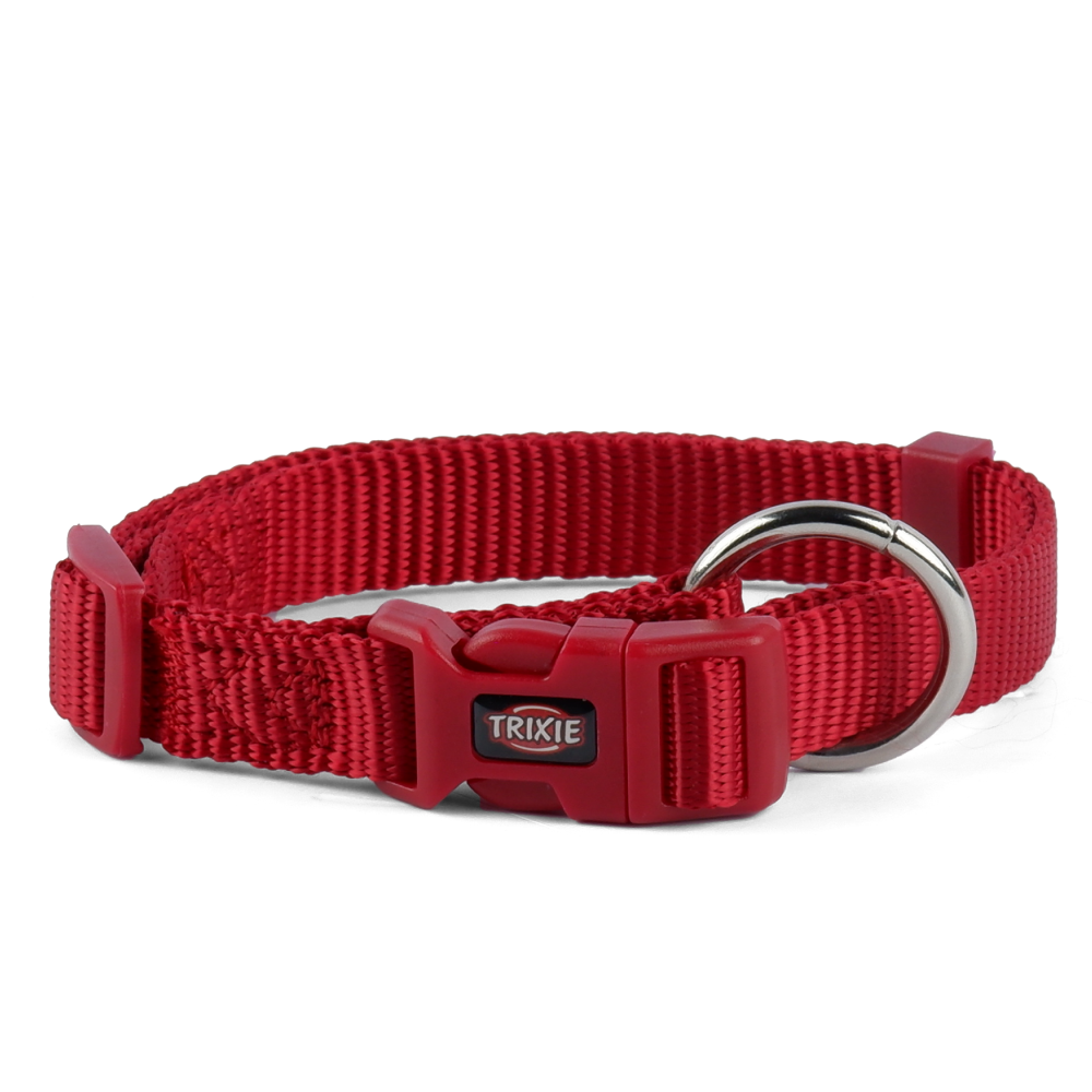 Trixie Premium Collar for Dogs (Red) Dogs-Collar, Leashes, harnesses Trixie L-XL:18-27in Neck
