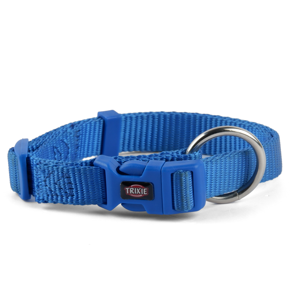 Trixie Premium H Harness, Premium Leash and Collar for Dogs Combo (Royal Blue) - S