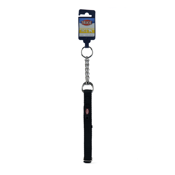 Trixie Premium Choke Collar for Dogs (Jet Black)