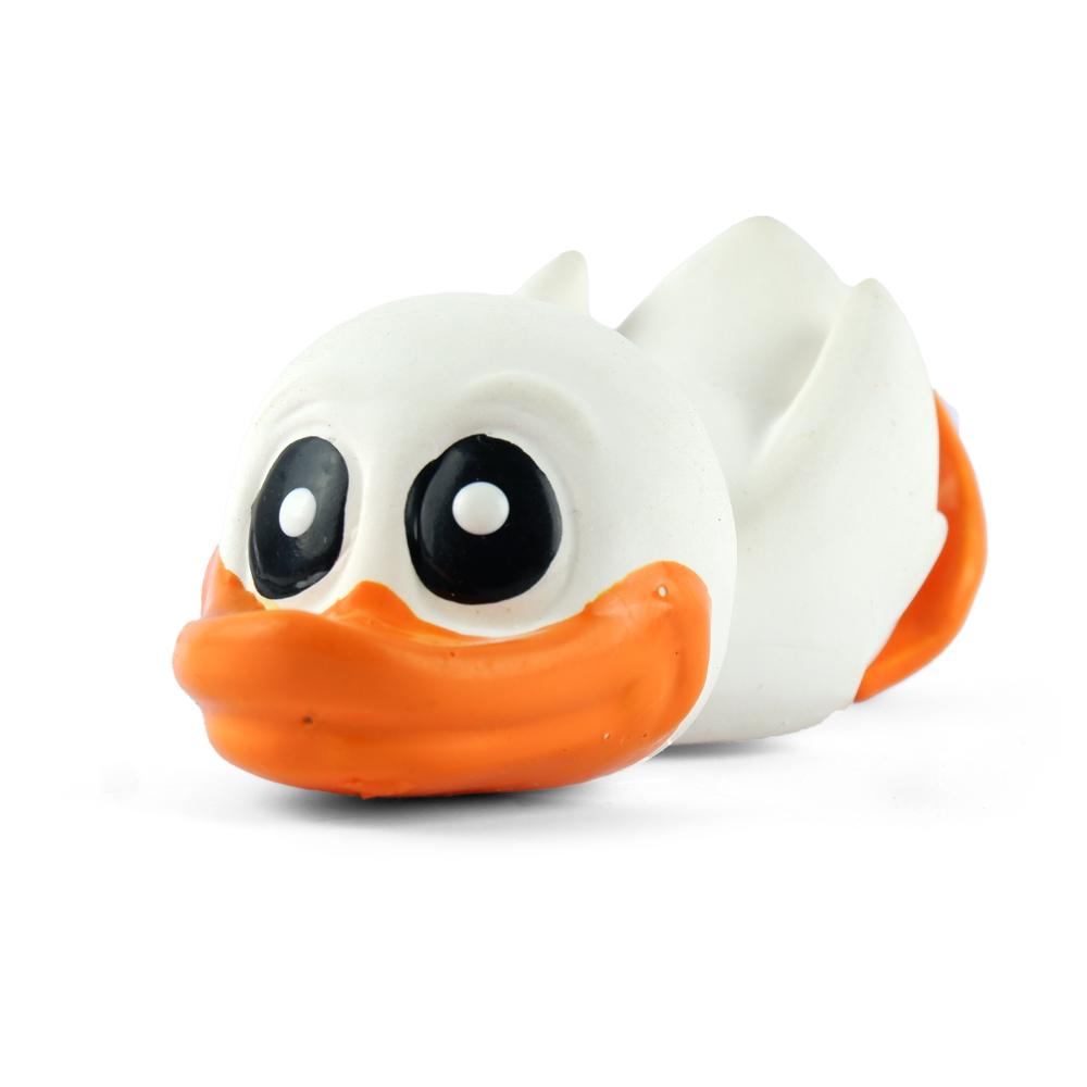 Trixie Duck Latex Toy for Dogs (White)
