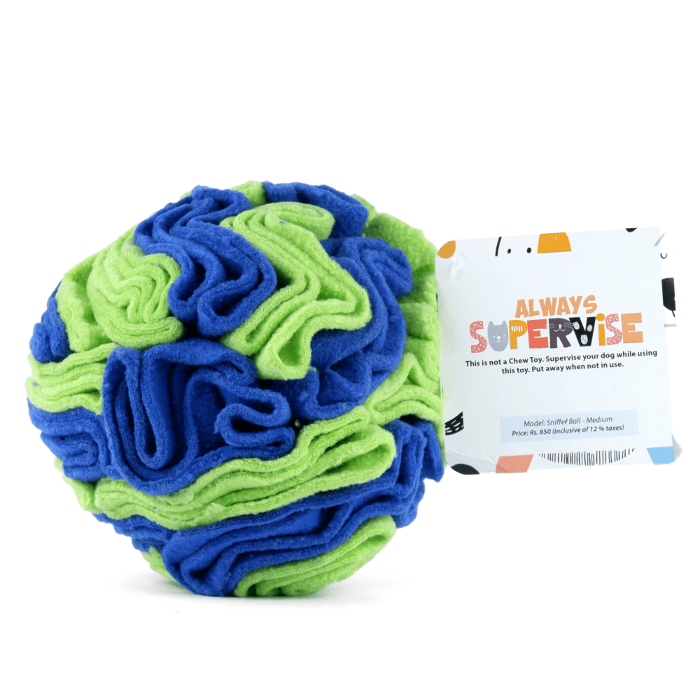 For The Love Of Dog Sniffer Ball Toy for Dogs (Blue/Green) Dogs-Toys For The Love Of Dog Dropship
