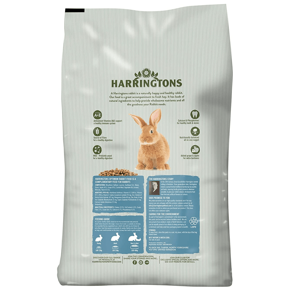 Harringtons Small Animal Optimum Rabbit Food