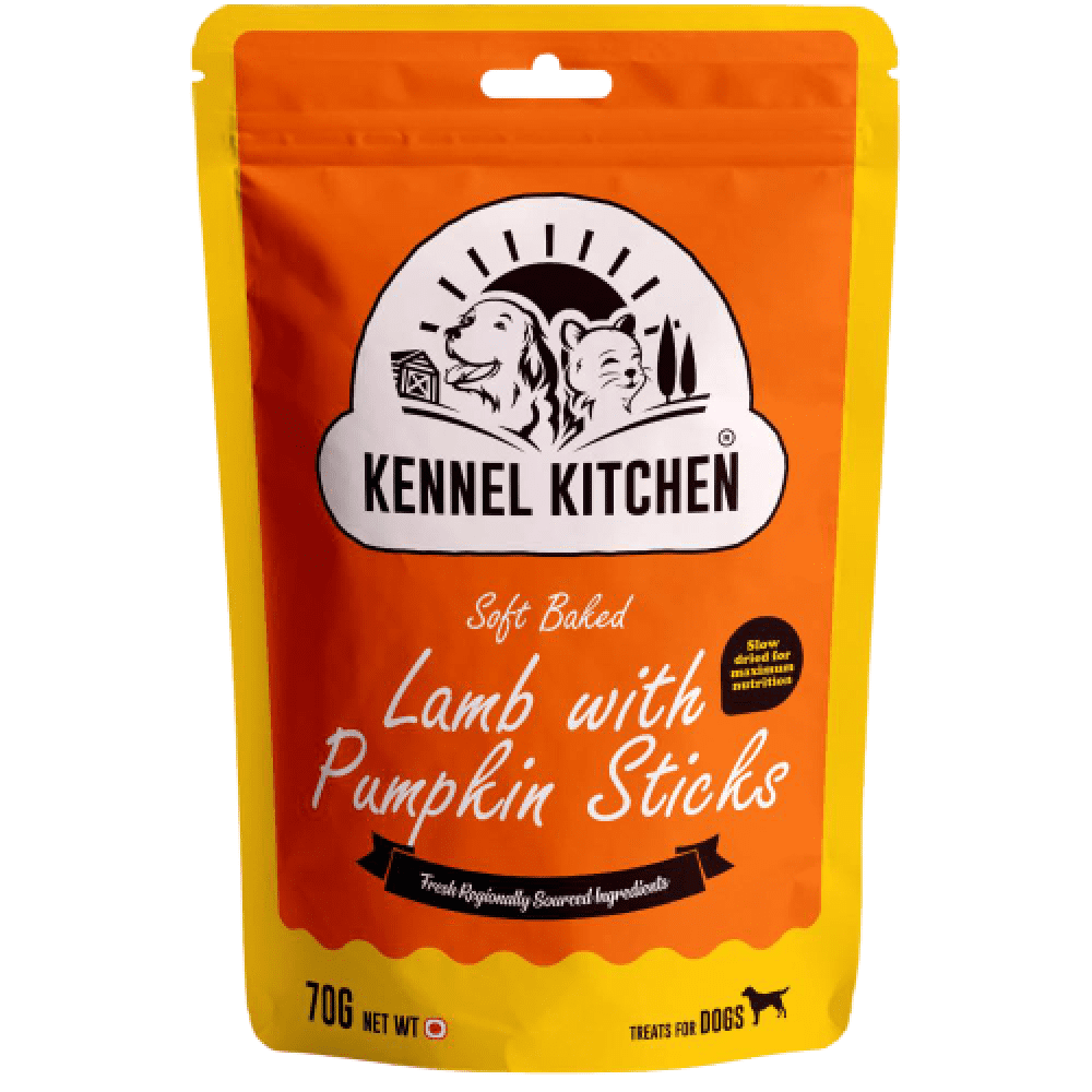 Kennel Kitchen Soft Baked Fish and Lamb with Pumpkin Stick Dog Treats Combo