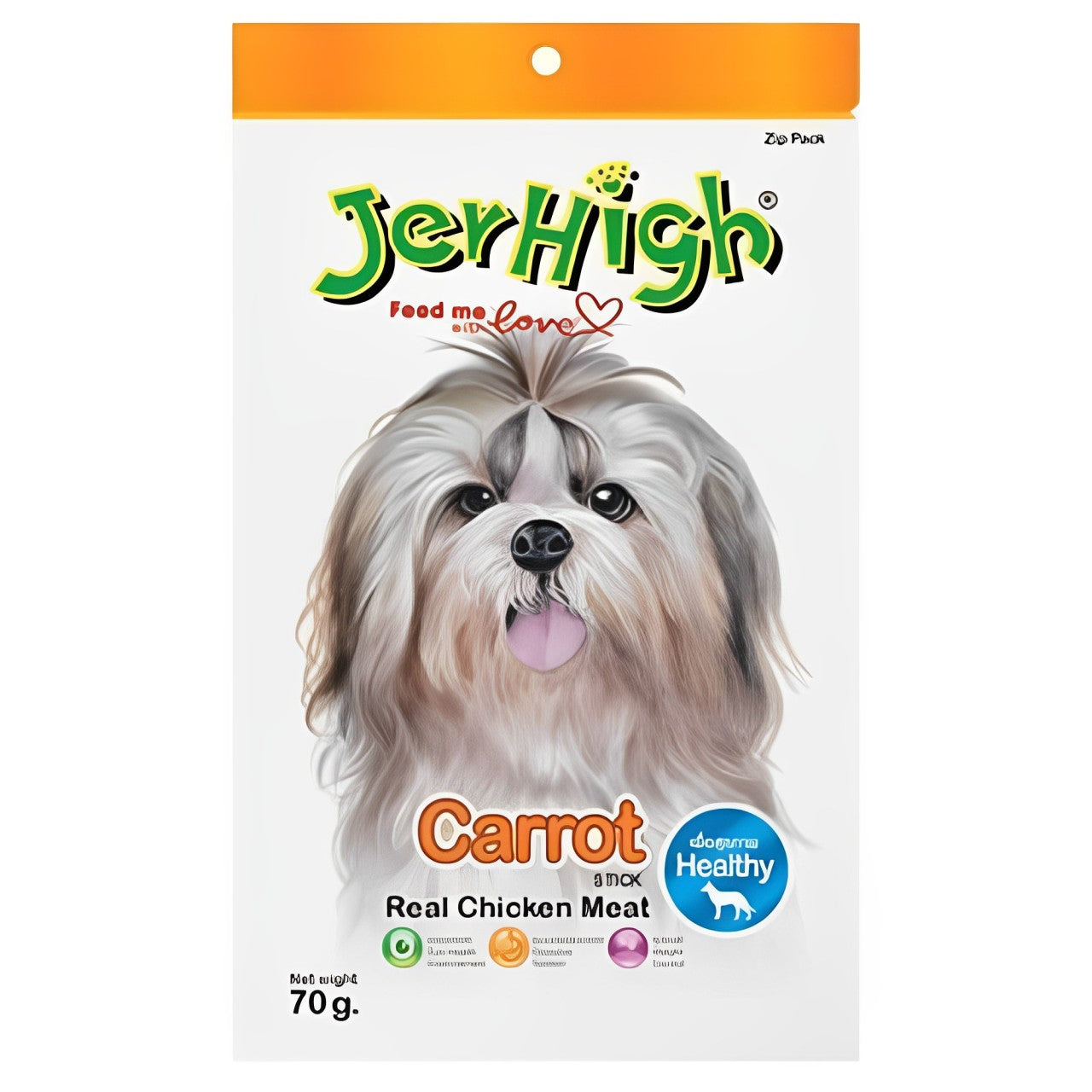 JerHigh Chicken Carrot and Chicken Spinach Dog Treats Combo