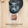 Sheba Fish with Dry Bonito Flake Premium Cat Wet Food and Chicken Flavour Irresistible All Life Stage Cat Dry Food Combo Exclusive Combo Sheba