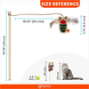 Trixie Wind Up Mouse Toy and Fofos Scandi Beetle with Wooden Stick Toy for Cats Combo Cats-Toys Exclusive Combo