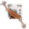 Basil Jute Rope with Spike TPR Chew Toy for Dogs | For Medium Chewers Rewards Dogs-Toys Basil 27cm